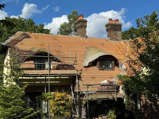 Costessey Roofing Services 5 This is a photo of a roof being repaired in Costessey. Installation carried out by Costessey Roofing Services