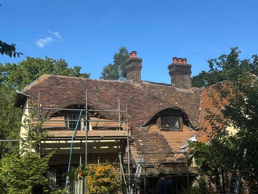 Costessey Roofing Services 6 This is a photo of a roof being repaired in Costessey. Installation carried out by Costessey Roofing Services