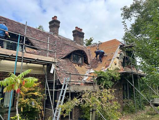 Costessey Roofing Services 9 This is a photo of a roof being repaired in Costessey. Installation carried out by Costessey Roofing Services